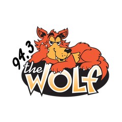 WULF The Wolf 94.3 FM logo