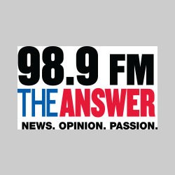 WTOH The Answer 98.9 FM logo