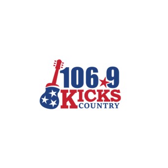 WKXD 106.9 Kicks Country logo