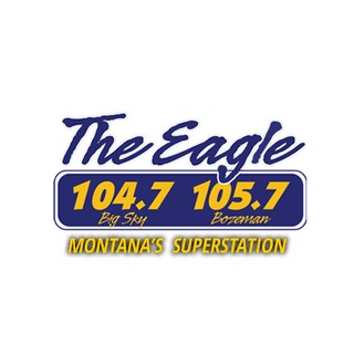 KBZM / KKQX Eagle 104.7 / 105.7 FM logo