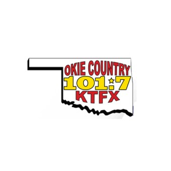 KTFX Okie Country 101.7 FM logo