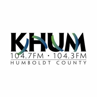 KHUM 104.3 and 104.7 FM logo