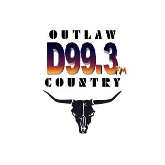 WDMP Outlaw Country 99.3 FM logo