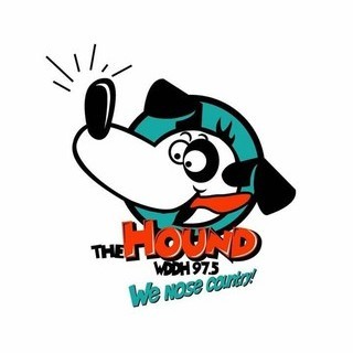 WDDH 97.5 The Hound FM logo