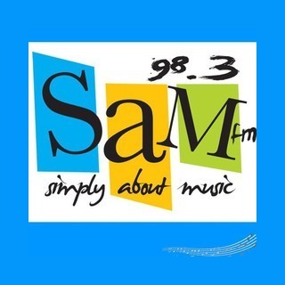 WKNA 98.3 Sam FM logo