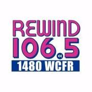 Rewind 106.5 - 1480 WCFR logo