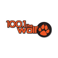 WVMD 100.1 The Wolf logo