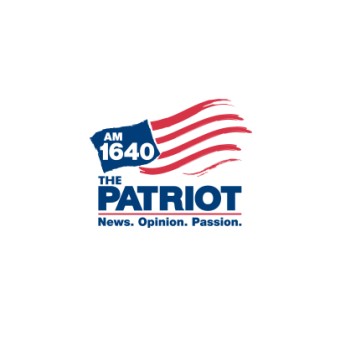 KDZR AM 1640 The Patriot logo
