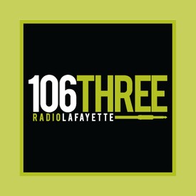 KYMK 106Three Radio Lafayette logo