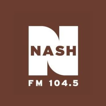 WKAK Nash FM 104.5 logo