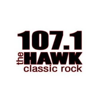 KDBX 107.1 The Hawk logo