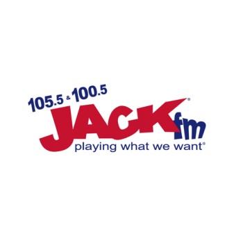 WJKG 105.5 & 100.5 Jack FM logo