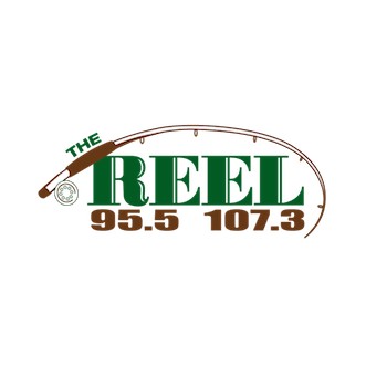 KQZR The Reel 95.5 & 107.3 FM logo