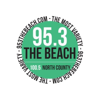 KXDZ and KXTZ 95.3 The Beach FM logo