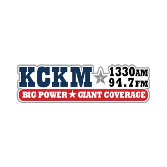 KCKM Kickin' Country 1330 AM and 94.7 FM KTXO logo