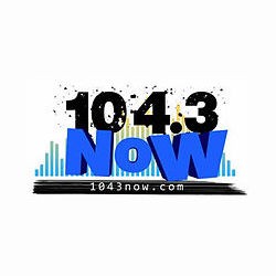 KFRH NOW 104.3 FM logo
