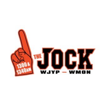 WJYP / WMON The Jock 1300 / 1340 AM logo