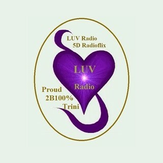 LUV Radio Proud 2B100% Trini logo