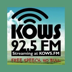 KOWS 92.5 FM logo