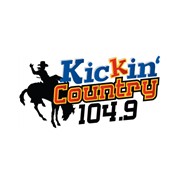 KPWB Kickin country 104.9 FM logo