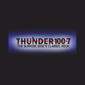 WTHU Thunder 100.7 logo