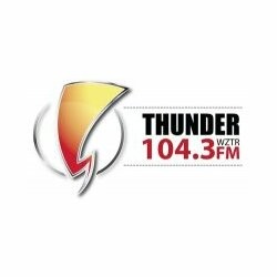 WZTR Thunder 104.3 logo