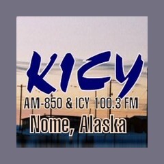 KICY 850 AM & 100.3 FM logo