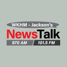 WKHM News/Talk 970 AM and 101.5 FM logo