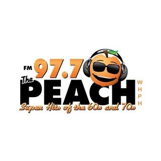 WHPH 97-7 the Peach logo