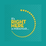 Its Right Here In Miramar logo