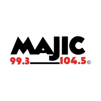 WHMJ and WXMJ Majic 99.3 and 104.5 FM logo
