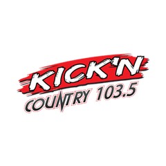 WKNK Kick'n Country 103.5 logo