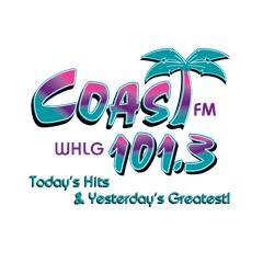 WHLG Coast 101.3 logo