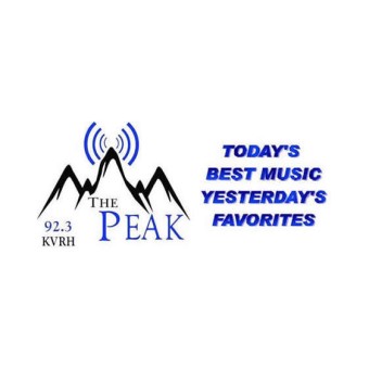KVRH The Peak 92.3 FM logo