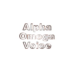 Alpha Omega Voice logo