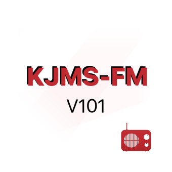 KJMS V 101.1 FM logo