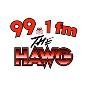 KRZS 99.1 The Hawg logo