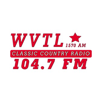 WVTL Classic Country 104.7 FM and 1570 AM logo
