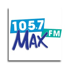 105.7 MAX FM logo