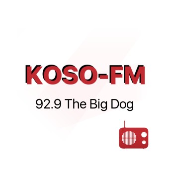 KOSO-FM 92.9 The Big Dog logo