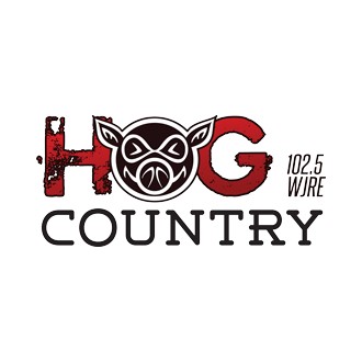 WJRE Hog Country 102.5 FM logo