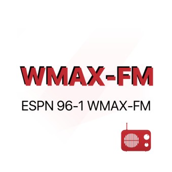 WMAX-FM 96.1 ESPN logo