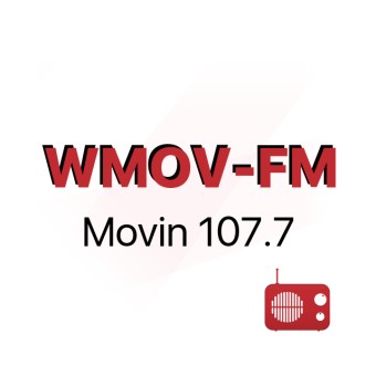 WMOV-FM Movin 107.7 logo