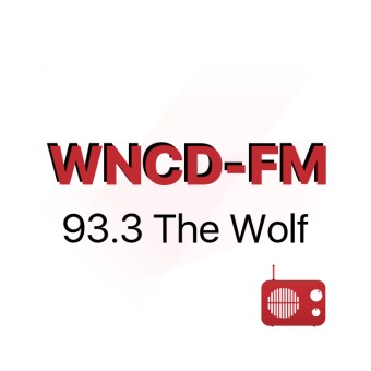 WNCD 93.3 The Wolf logo