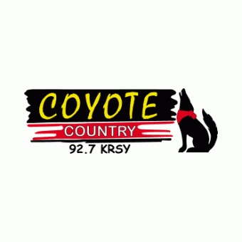 KRSY Coyote 92.7 FM logo