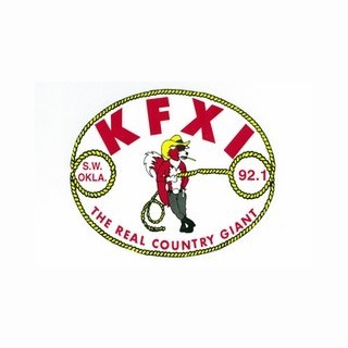 KFXI Foxy 92.1 FM logo