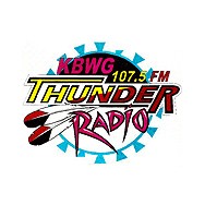 KBWG-LP Thunder Radio 107.5 FM logo