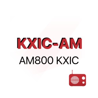 AM 800 KXIC logo