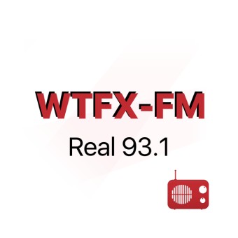 WTFX-FM Real 93.1 logo