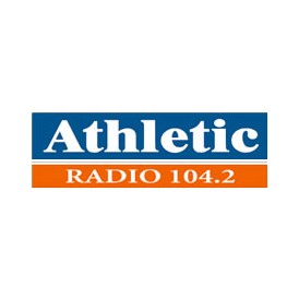 Athletic Radio 104.2 FM logo